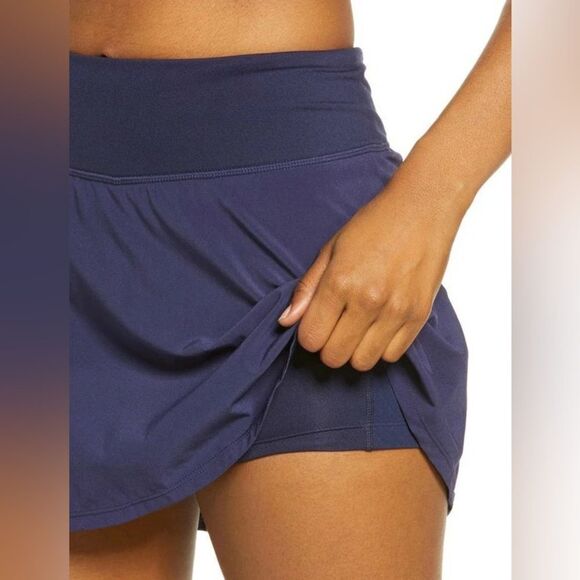 Zella suns out performance tennis golf skirt skort in navy nightfall small - Picture 3 of 9